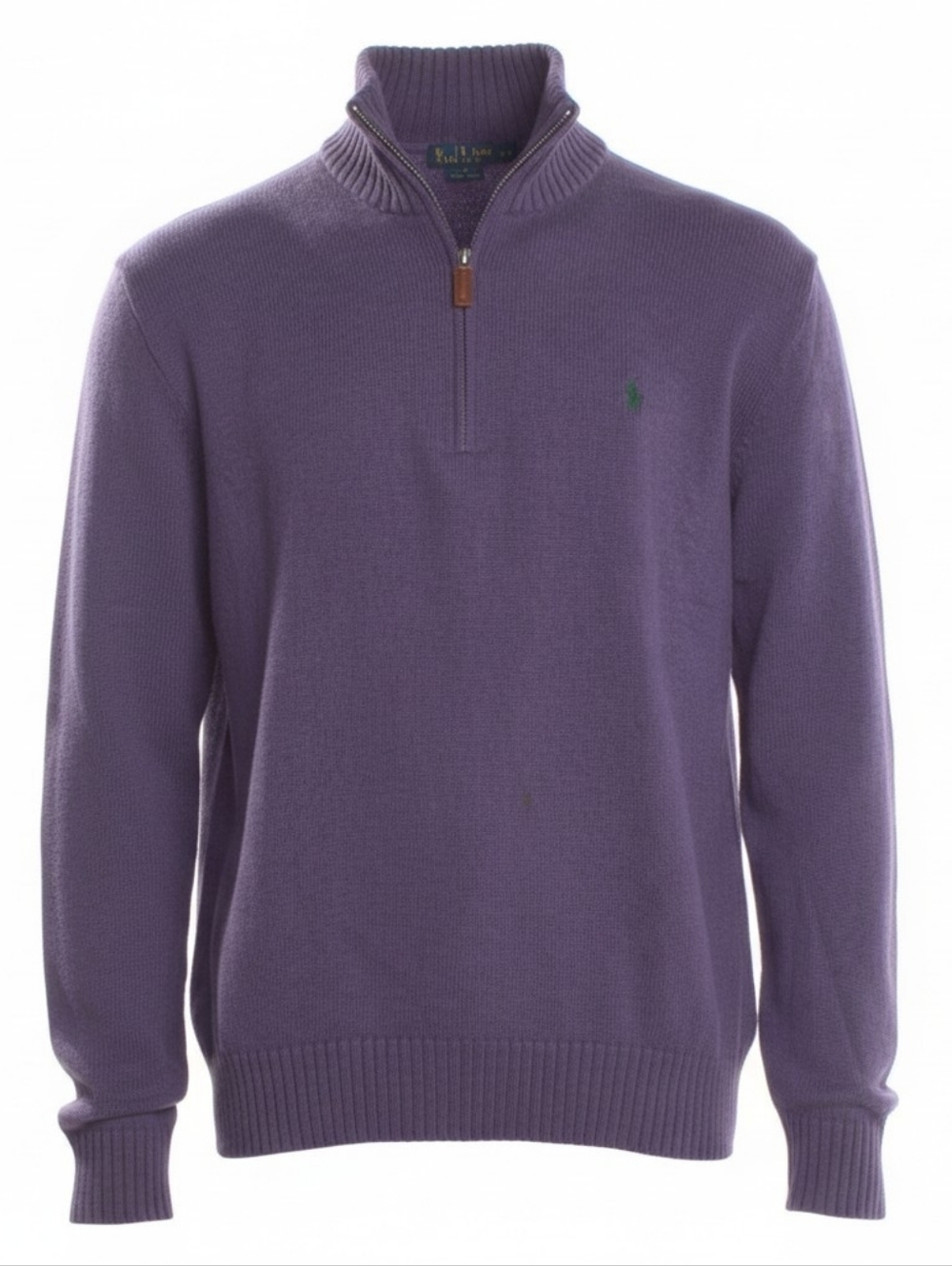 Polo Ralph Lauren 3/4 Zip Long Sleeve Pullover Sweater Size XL
